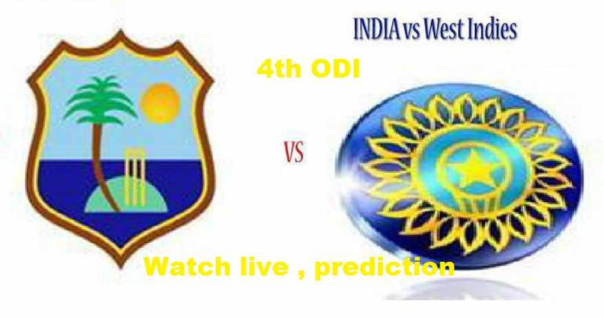 India vs West Indies 4th ODI