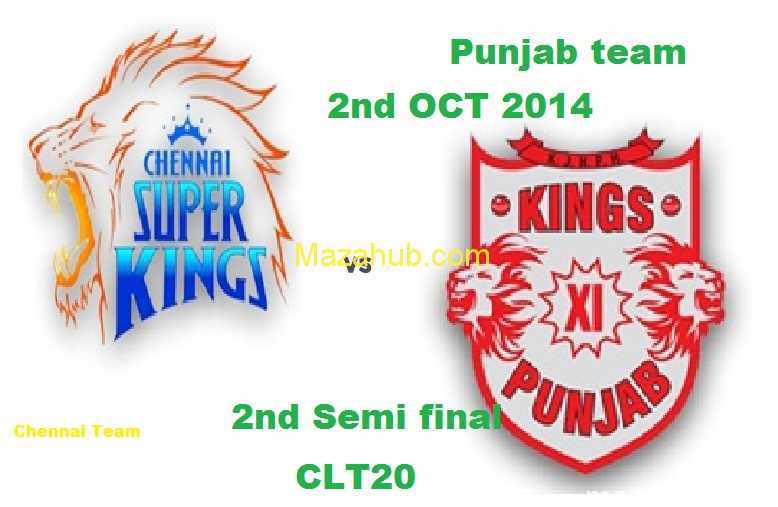 Kings XI Punjab vs Chennai Super Kings Semi Final 2