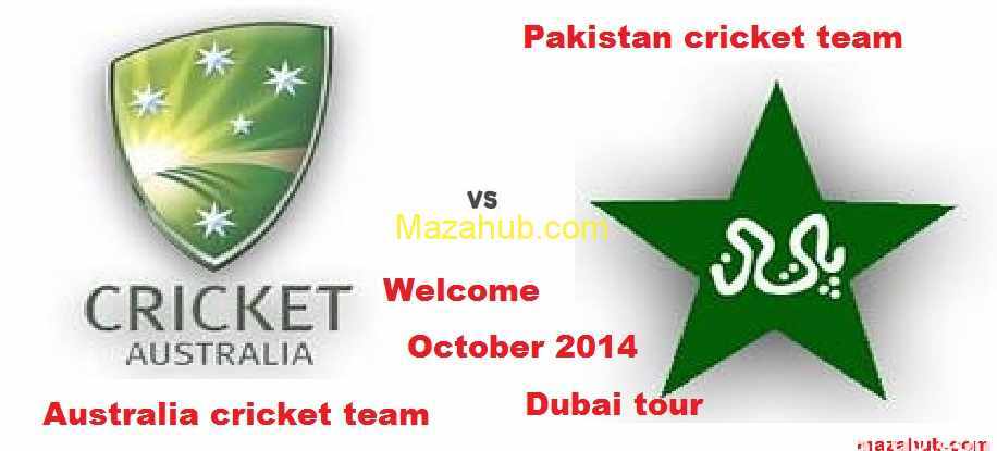 Pakistan vs Australia Schedule October 2014